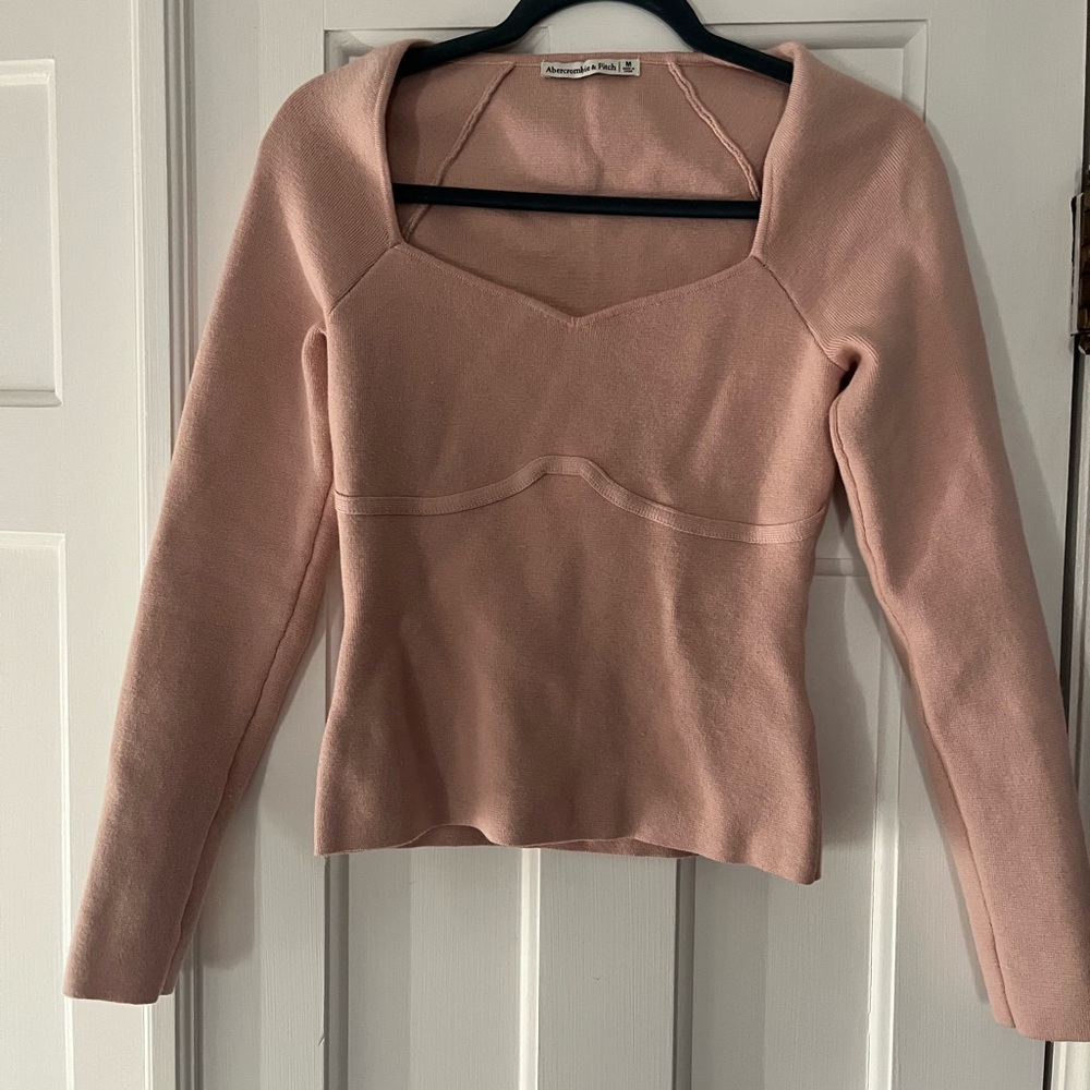 Abercrombie & Fitch Blush Knit Top